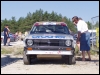 Martin Toom (Ford Escort) ouhutusautol võistluse stardis. (19.07.2003) Rando Aav
