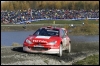 Harri Rovanperä - Risto Pietiläinen autol Peugeot 206 WRC. (07.11.2003) Lehtikuva / Scanpix