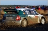 Toni Gardemeister - Paavo Lukander Walesi ralli teisel katsel. (07.11.2003) Škoda-Auto / Ralph Hardwick