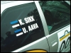Ekipaaži Urmo Aava - Kuldar Sikk Peugeot Lõuna-Eesti ralli stardikoridoris. (14.06.2003) rally.ee