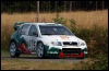 Toni Gardemeister Saksamaa ralli 2003 shakedownil. (24.07.2003) Ralph Hardwick / Škoda Auto