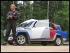 Rainer Aus ja tema võistlusauto. (11.07.2004) Rando Aav