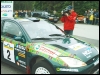 Jari Viita - Timo Hantunen stardikoridoris. (14.06.2003) rally.ee