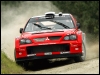 Kristian Sohlberg (Mitsubishi Lancer) Uus-Meremaa ralli testikatsel. (14.04.2004) Lehtikuva / Scanpix