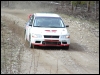 Ekipaaži Ramon Lindal - Eero Uustalu Mitsubishi Lancer Evo 7 viiendal katsel. (03.05.2003) rally.ee 