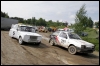 Esiplaanil Tiit Rattasepa ja Rainer Schultzi võistlusautod. (05.06.2005) Karmen Vesselov