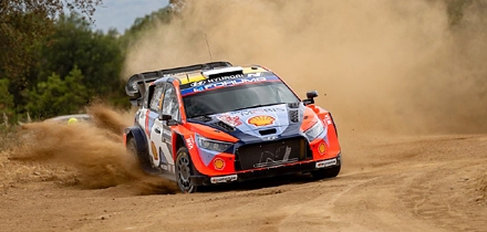 Ott Tänak ja Martin Järveoja Sardiinia MM-ralli testikatsel.