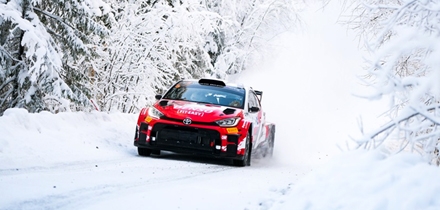 Jaspar Vaher ja Rait Jansen l&otilde;petasid Arctic ralli SM1 klassi kuuendal kohal. Foto: Taneli Niinim&auml;ki / AKK